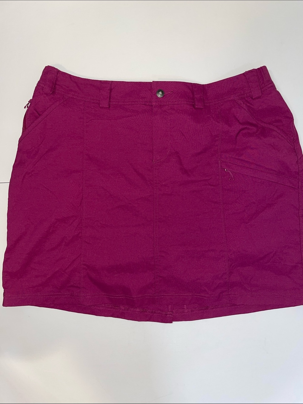 NWOT - Duluth Trading Magenta Skort W/ Pockets, Pockets & More Pockets!  Sz 18W